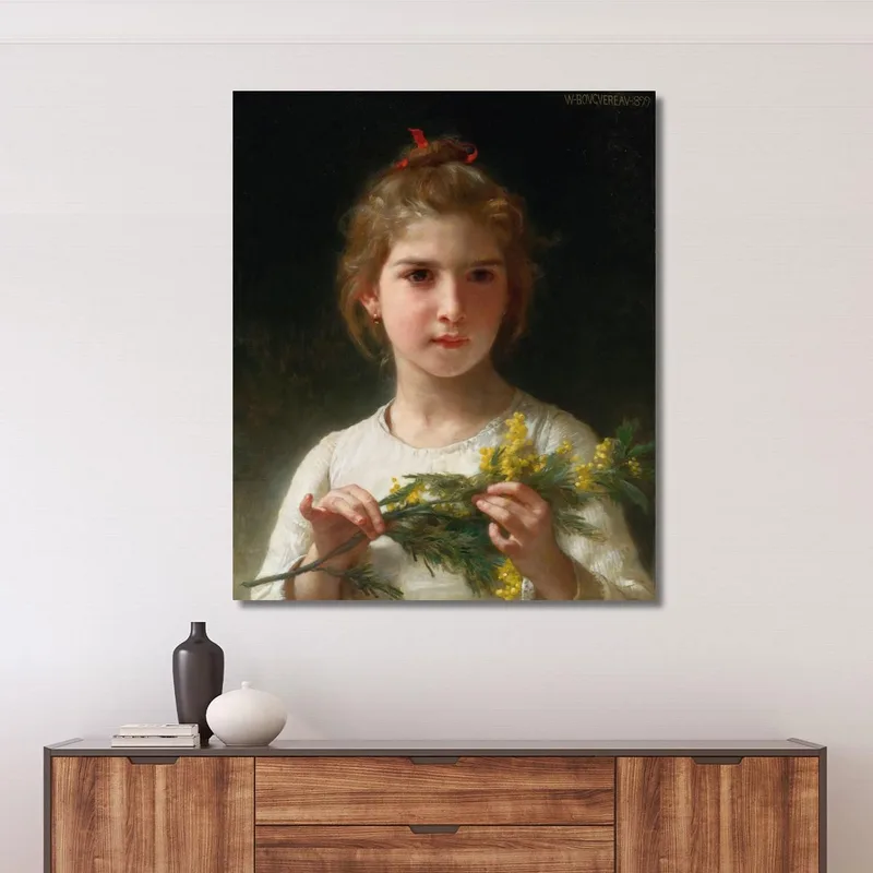 Mimosa William Bouguereau