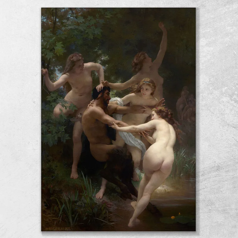 Ninfe E Satiro William Bouguereau