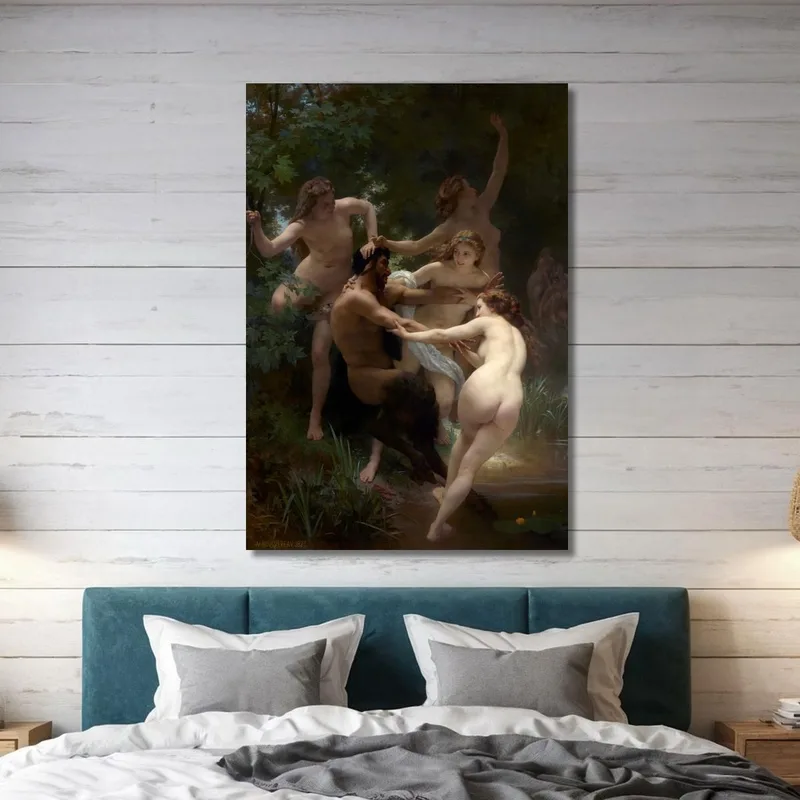 Ninfe E Satiro William Bouguereau