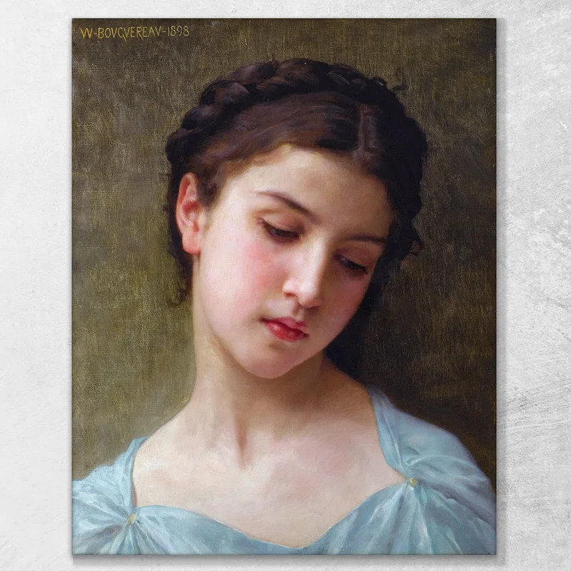 Ritratto Di Giovane Ragazza William Bouguereau