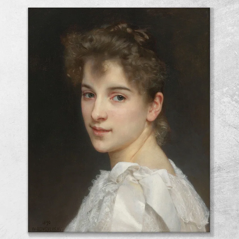 Portrait De Gabrielle Cot William Bouguereau