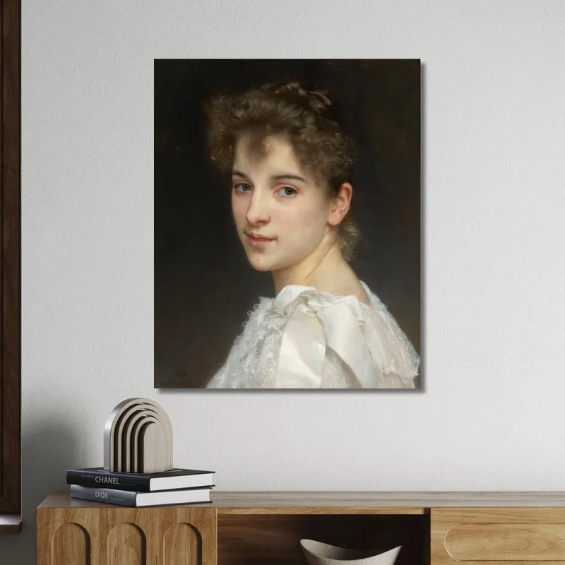 Portrait De Gabrielle Cot William Bouguereau