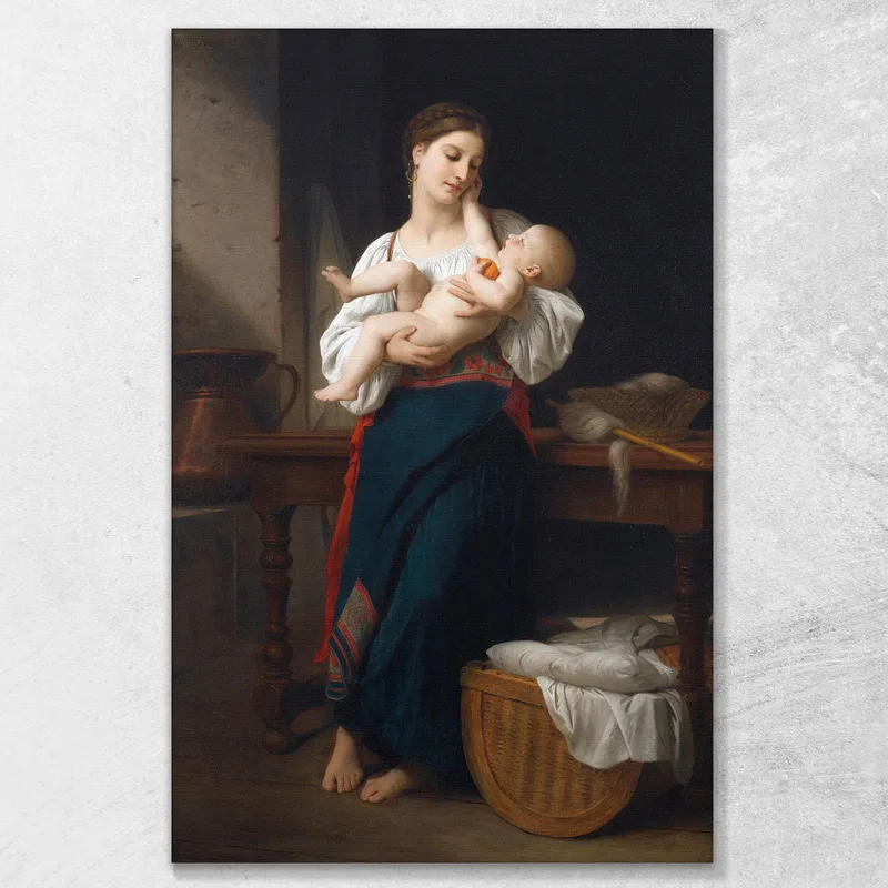 First Caresses William Bouguereau