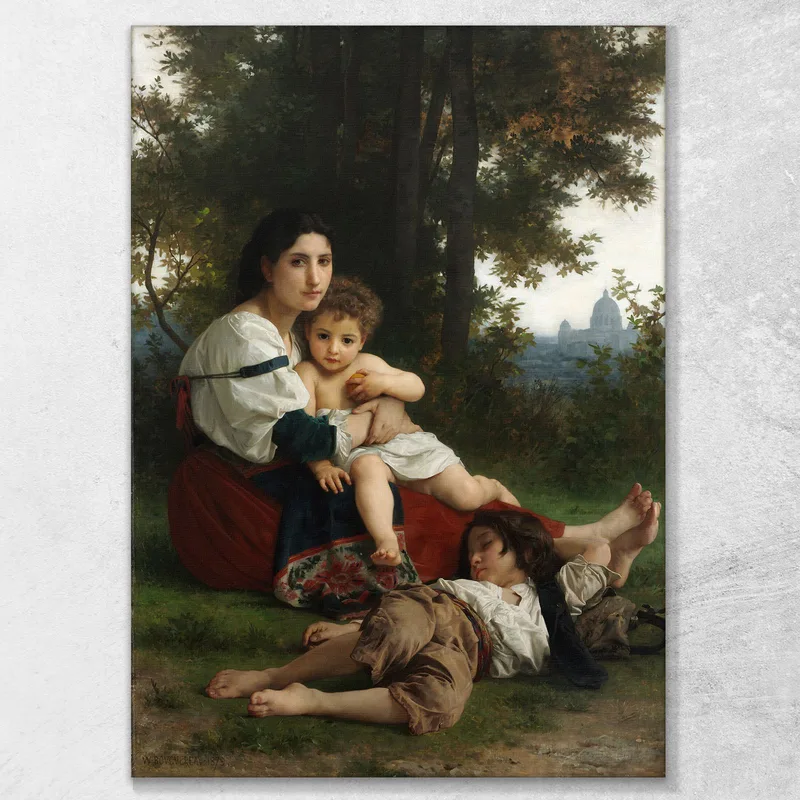 Descansar William Bouguereau