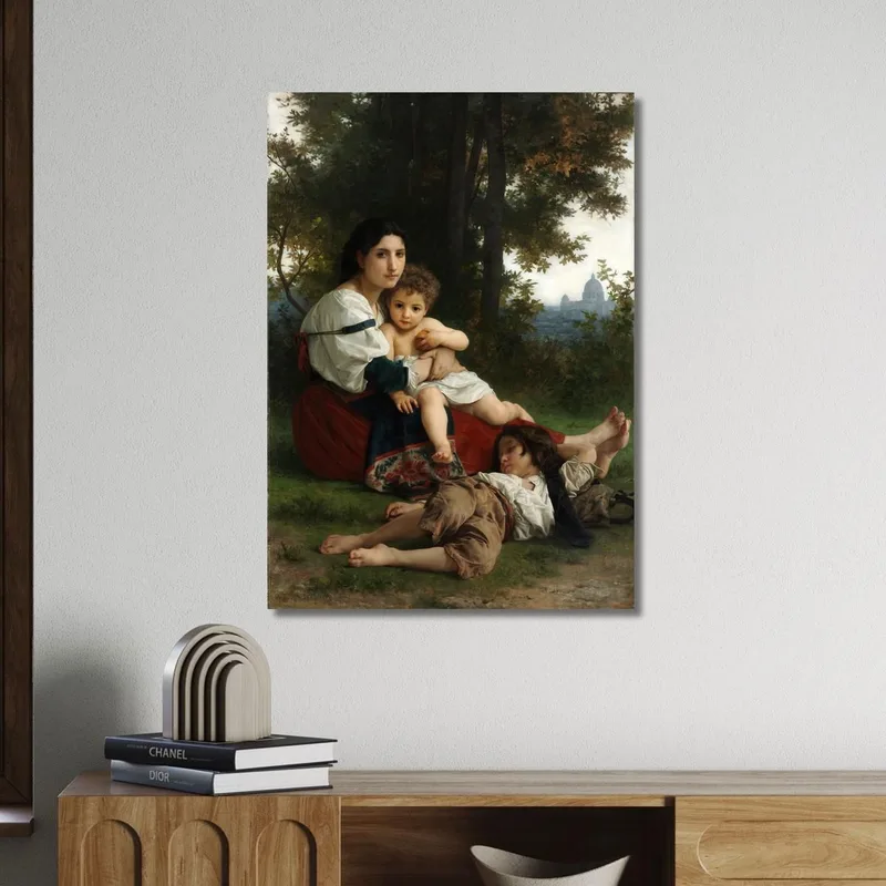 Descansar William Bouguereau