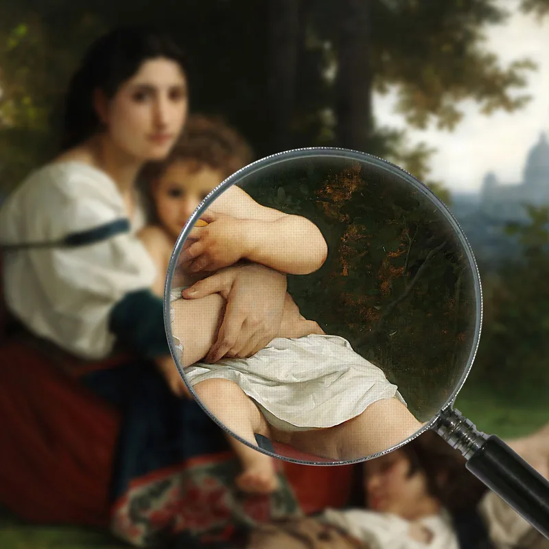 Descansar William Bouguereau
