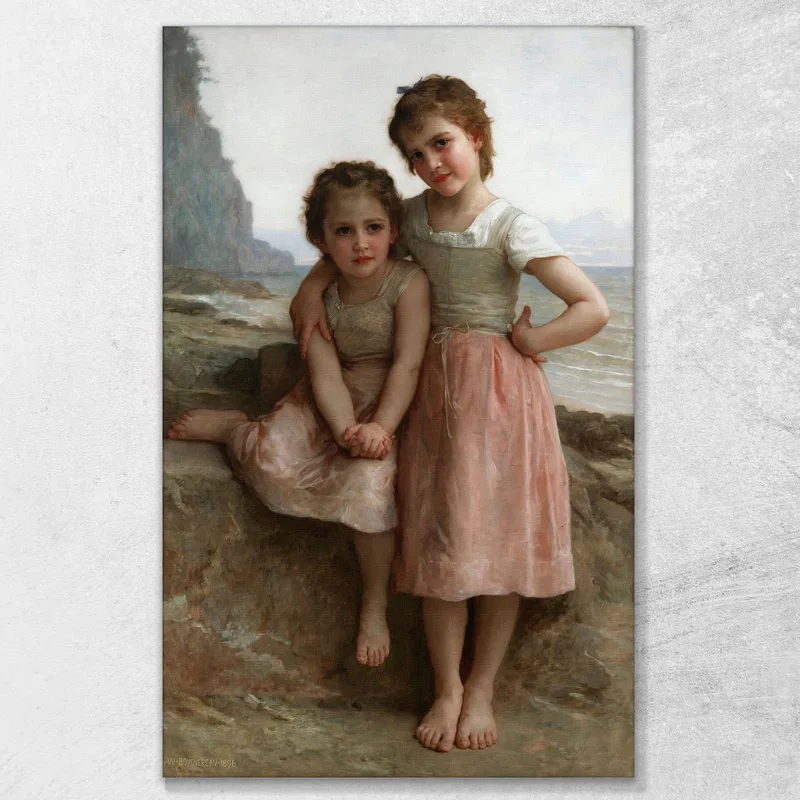 Hermanas En La Orilla William Bouguereau