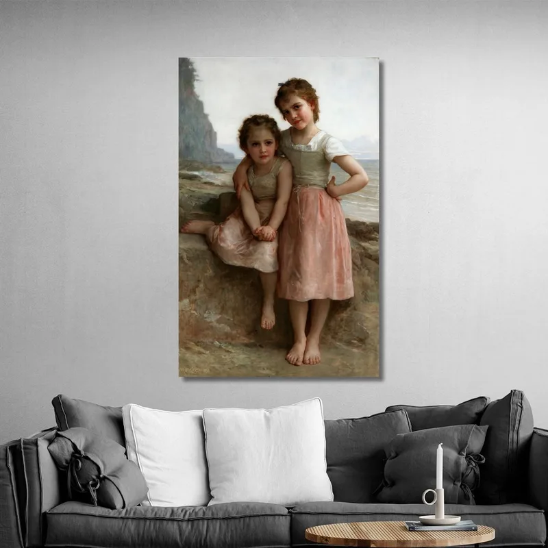 Hermanas En La Orilla William Bouguereau