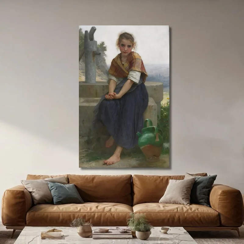 El Cántaro Roto William Bouguereau