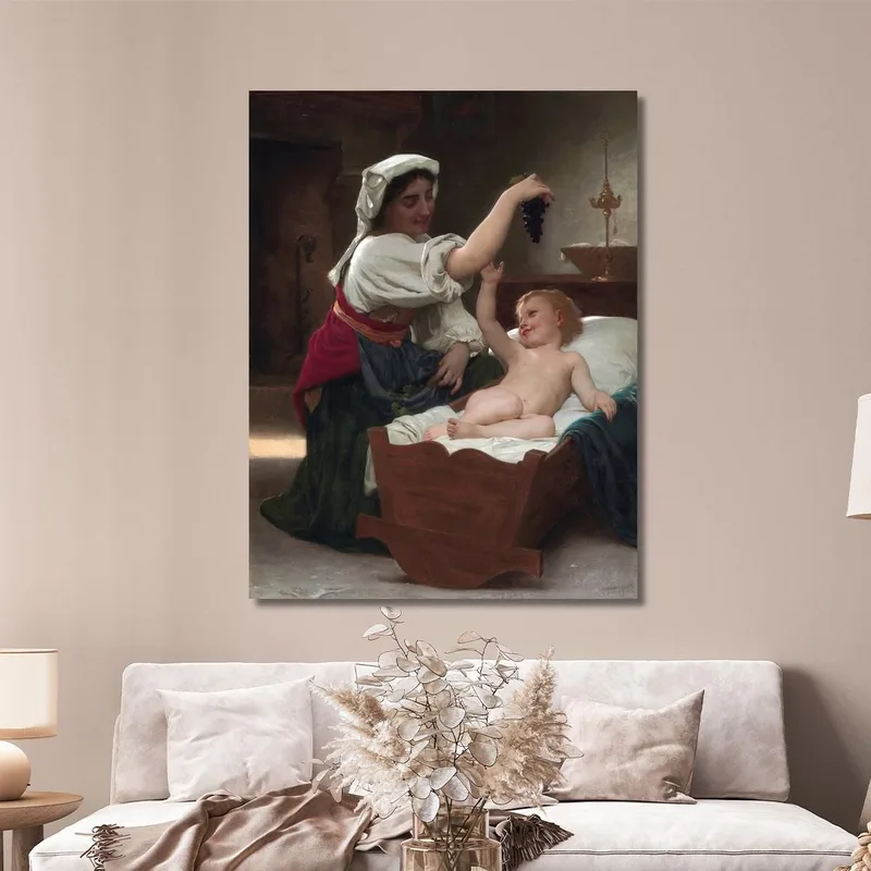 El Racimo De Uva William Bouguereau