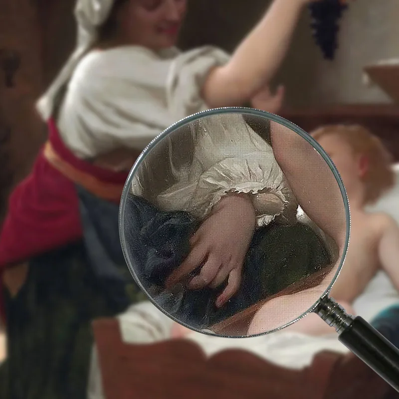 El Racimo De Uva William Bouguereau