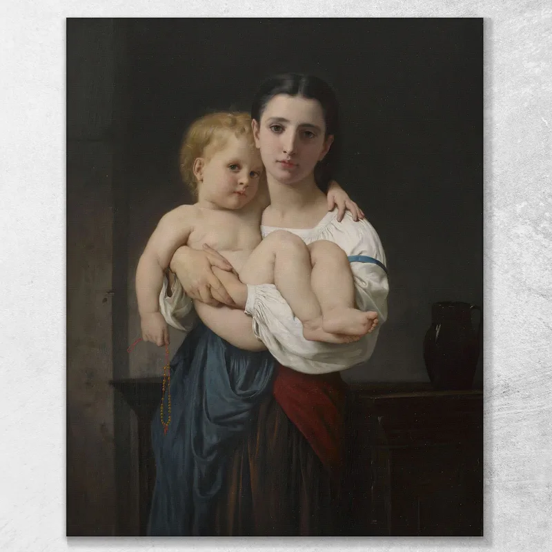 La Hermana Mayor 2 William Bouguereau