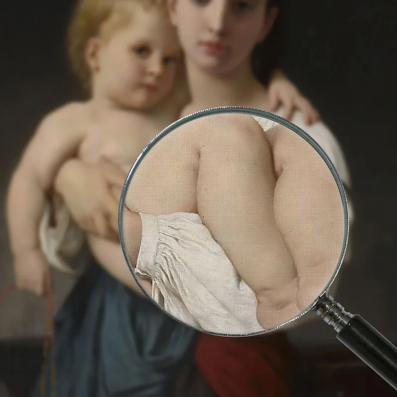 La Hermana Mayor 2 William Bouguereau