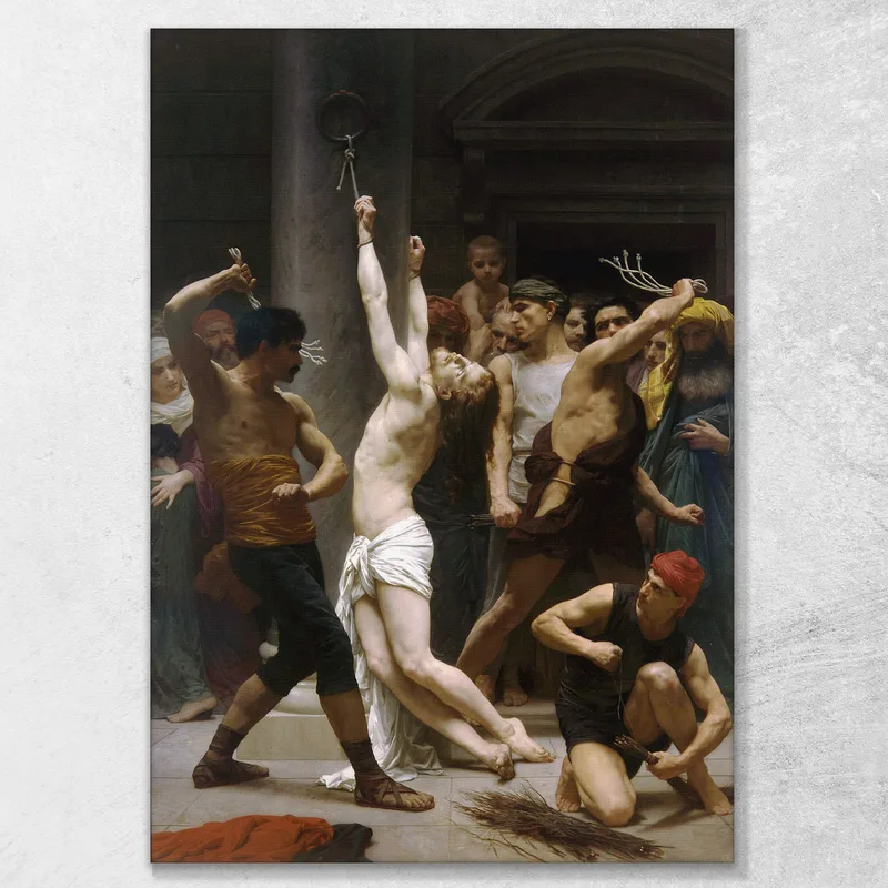 La Flagelación De Nuestro Señor Jesucristo William Bouguereau