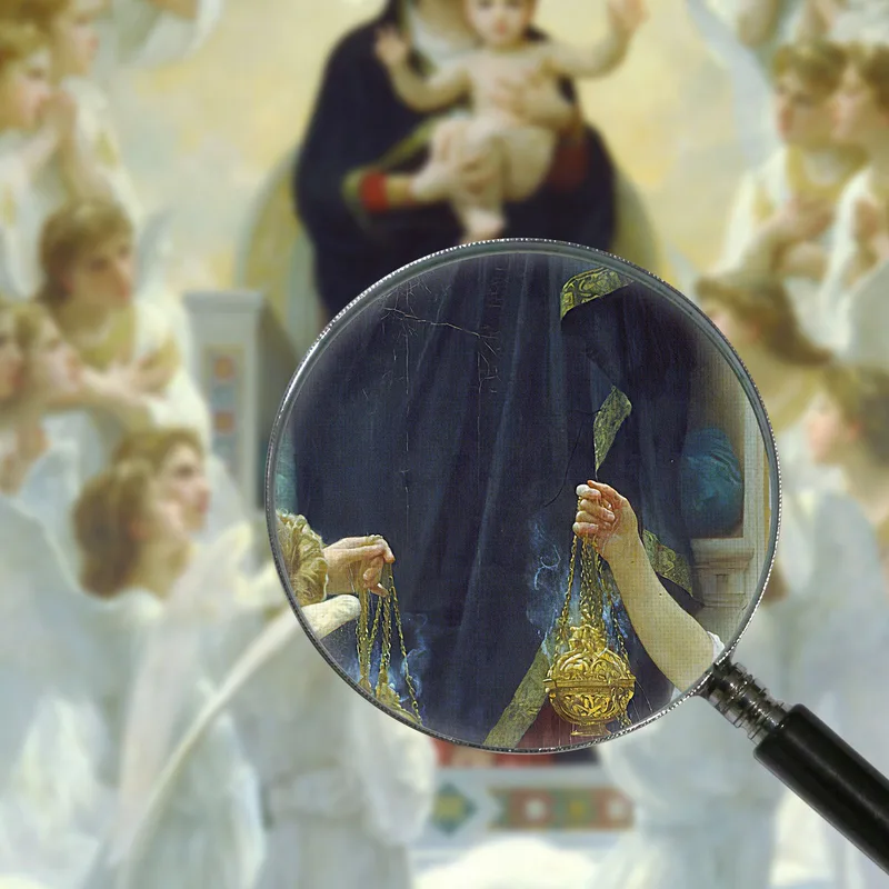 The Virgin With Angels William Bouguereau
