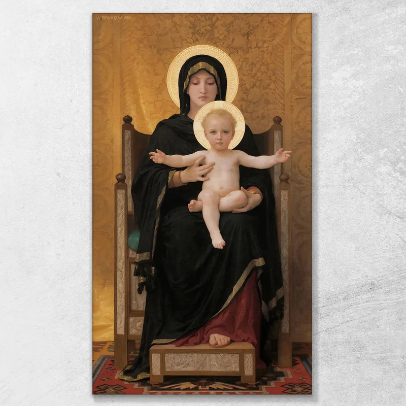 Virgen Y Niño William Bouguereau