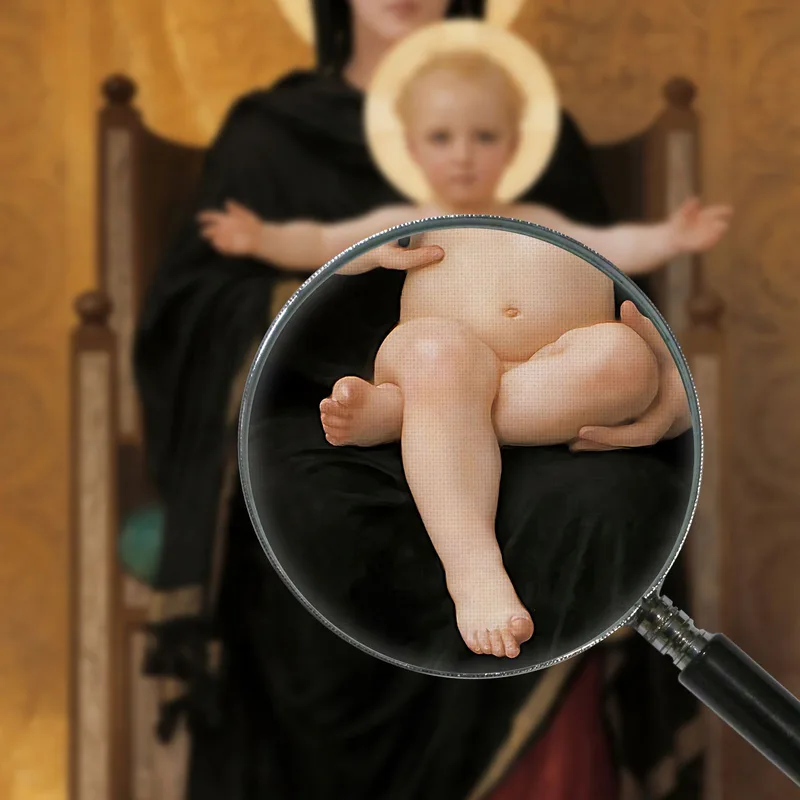 Virgen Y Niño William Bouguereau