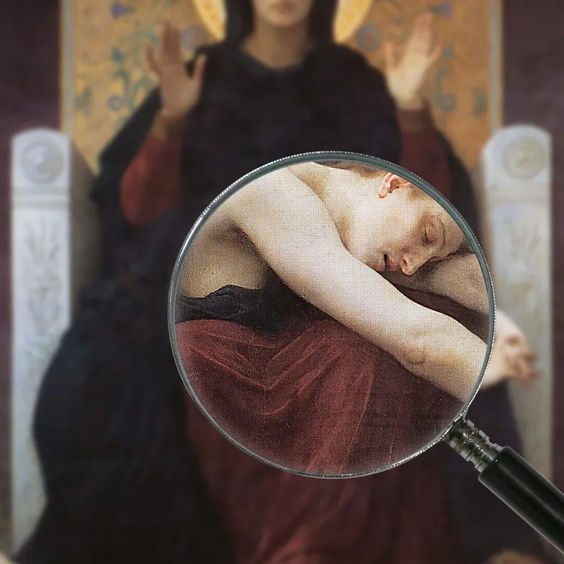 Virgen Colcha William Bouguereau