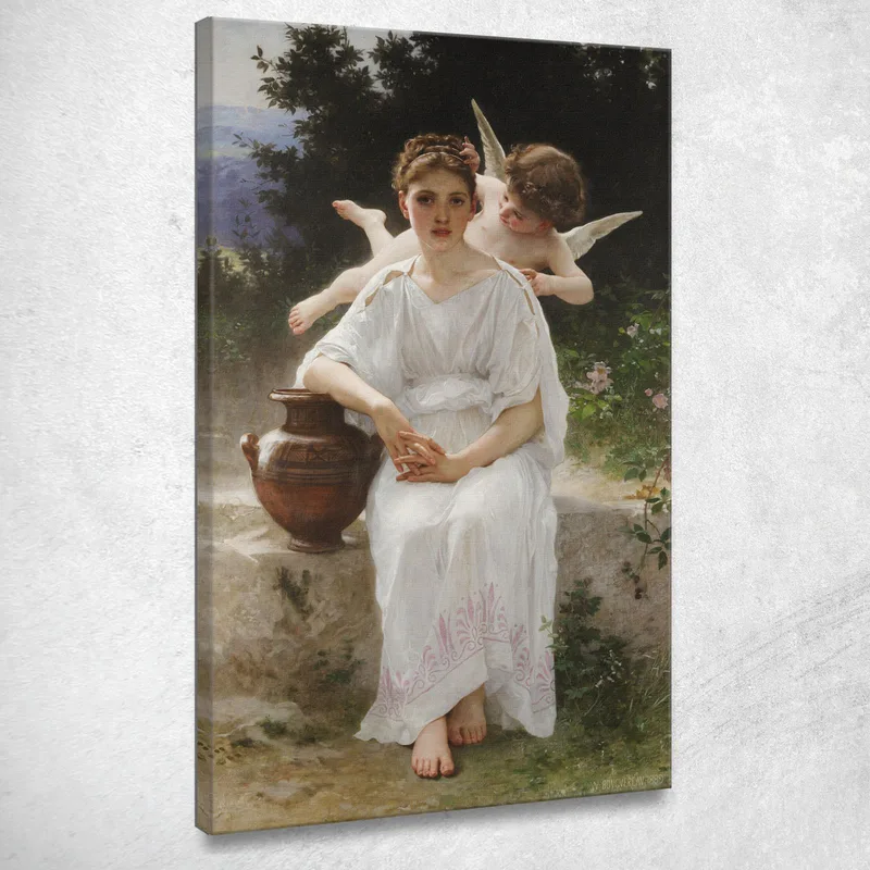 Sussurri D'Amore William Bouguereau quadro stampa su tela