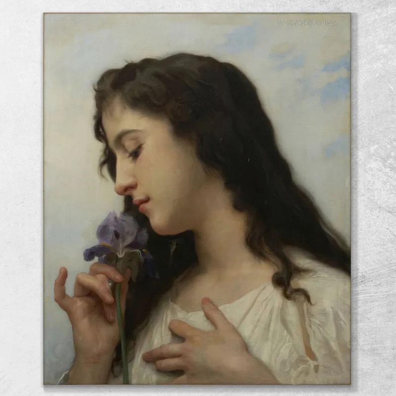Mujer Con Iris William Bouguereau
