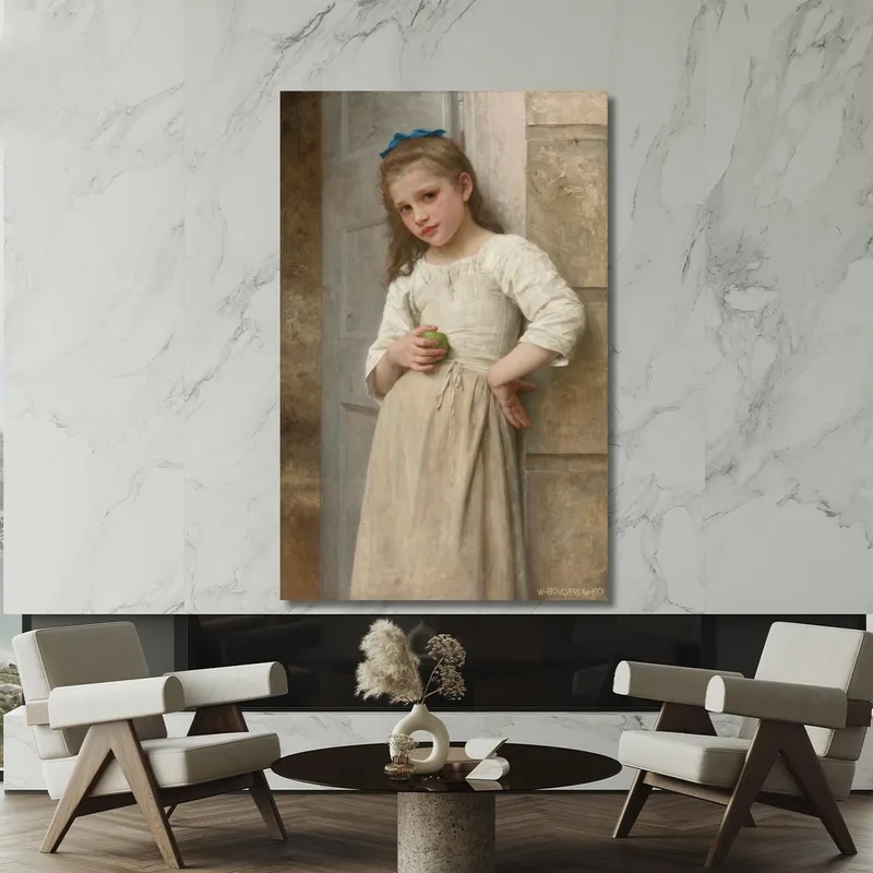 Yvonne En La Puerta William Bouguereau