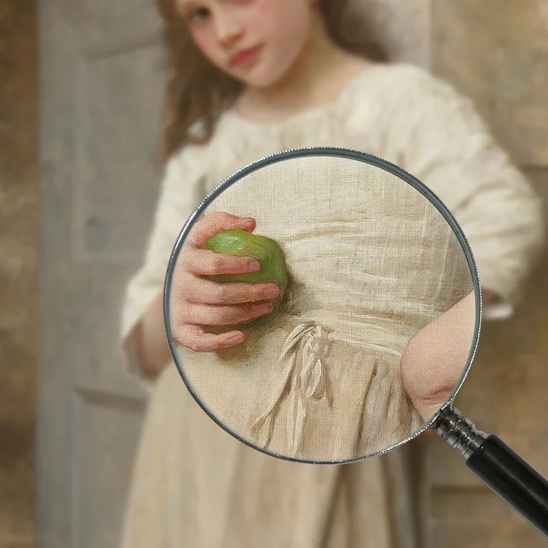 Yvonne En La Puerta William Bouguereau