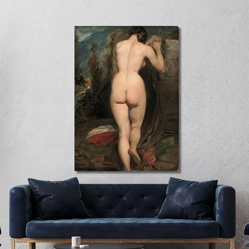 Desnudo Femenino Visto Desde Atrás William Etty