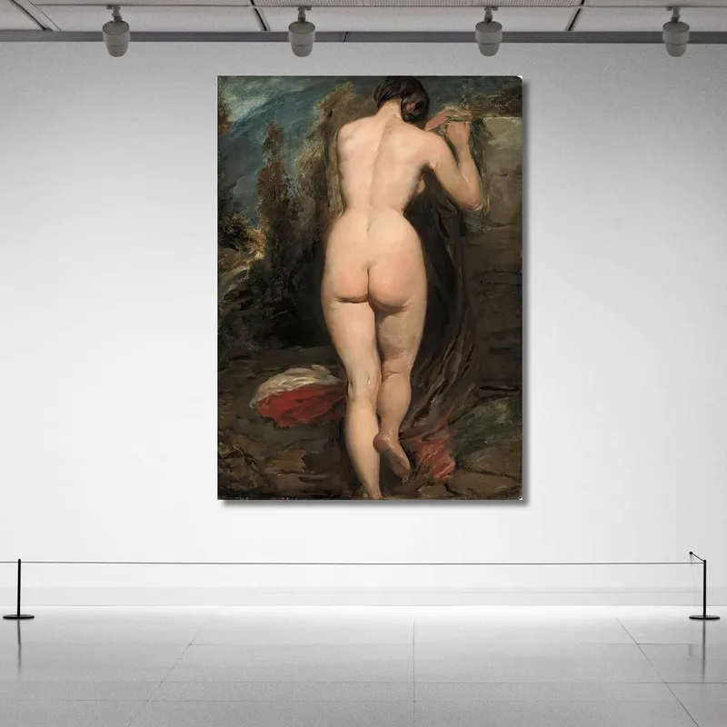 Desnudo Femenino Visto Desde Atrás William Etty