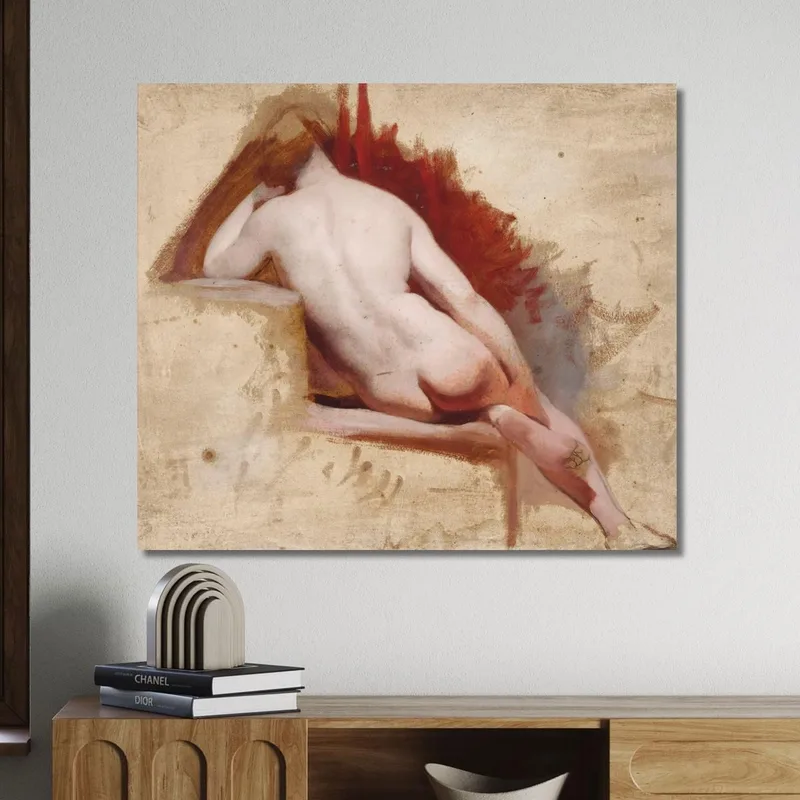 Seated Female Nude Study William Etty