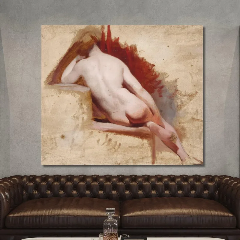 Seated Female Nude Study William Etty
