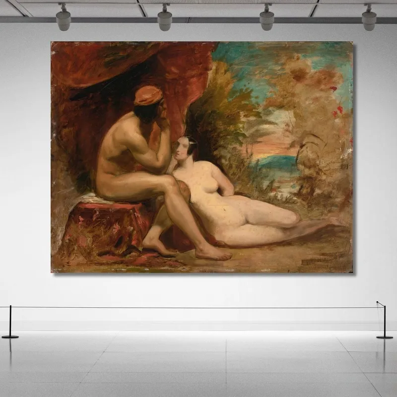 Study For A Family Of The Forests William Etty