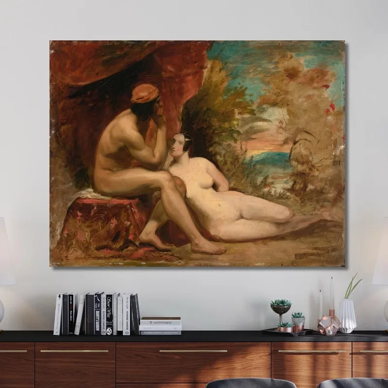 Study For A Family Of The Forests William Etty