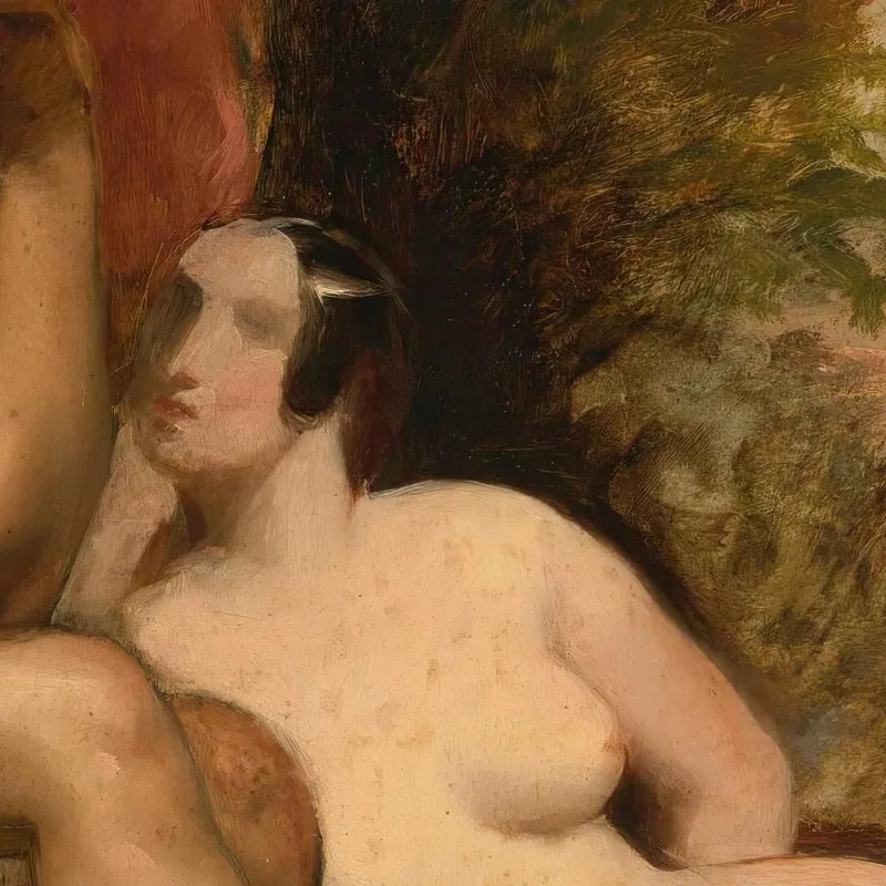 Study For A Family Of The Forests William Etty