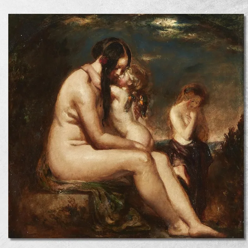 L'Alba Dell'Amore William Etty quadro stampa su tela