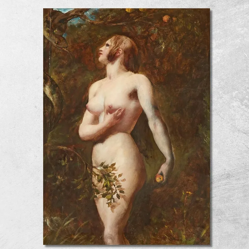 La Tentazione Di Eva Nel Giardino William Etty quadro stampa su tela