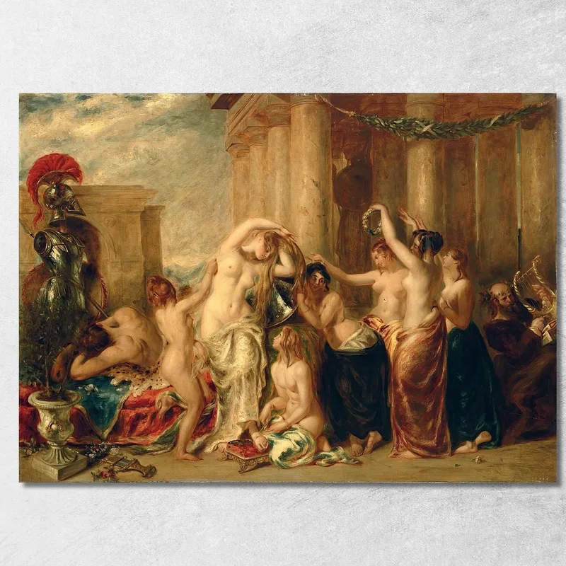 Venere E I Suoi Satelliti William Etty quadro stampa su tela