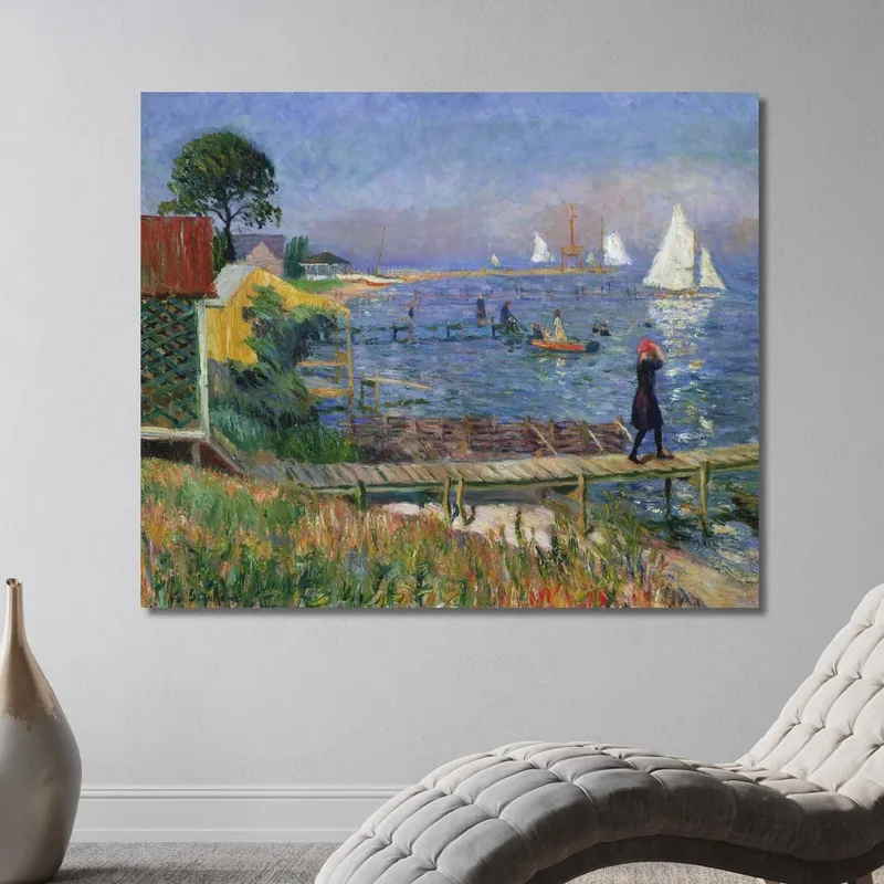 Baigneurs À Bellport William James Glackens