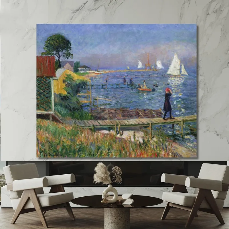Baigneurs À Bellport William James Glackens