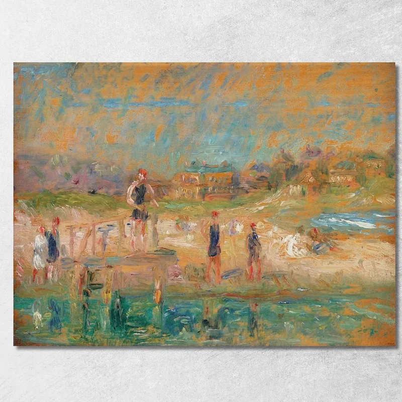 Bagnanti William James Glackens quadro stampa su tela