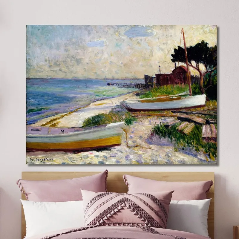 Scène De Plage William James Glackens