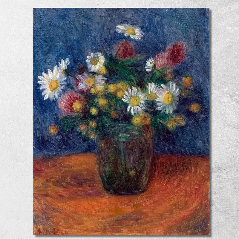 Fiori William James Glackens quadro stampa su tela