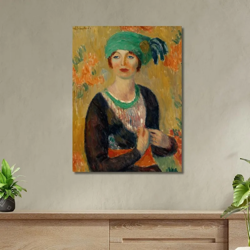 Fille Au Turban Vert William James Glackens