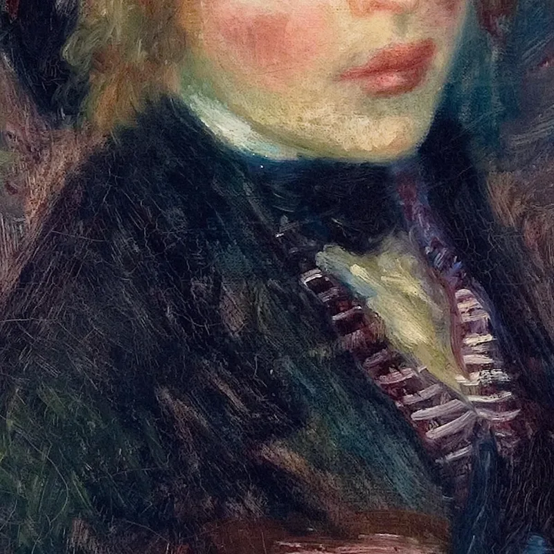 Head Of Girl Feather In Turban William James Glackens