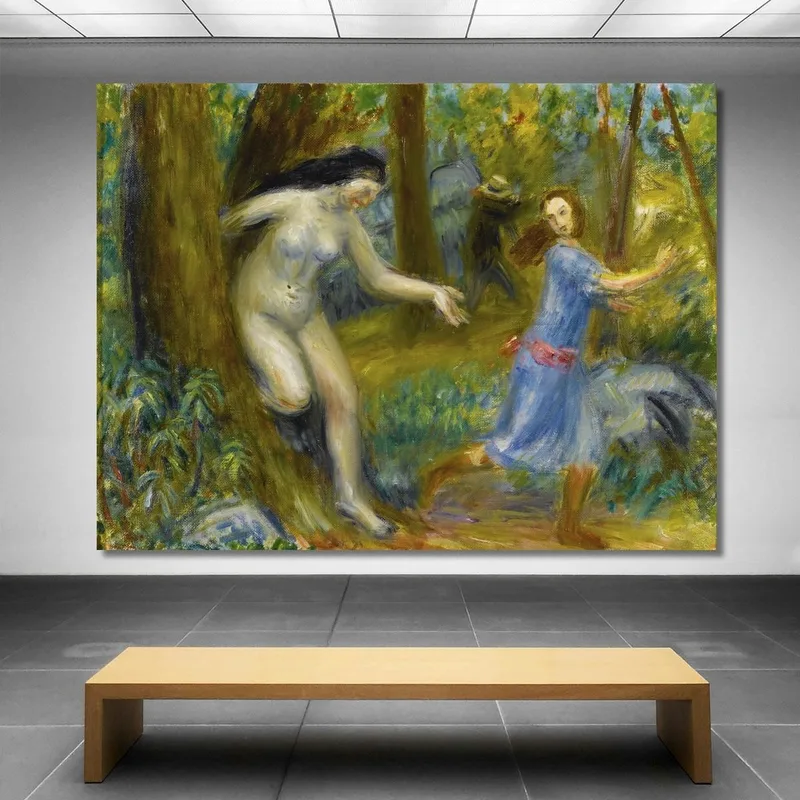 Série Nymphette Avec Homme William James Glackens