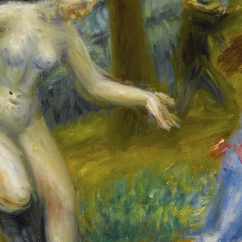 Série Nymphette Avec Homme William James Glackens