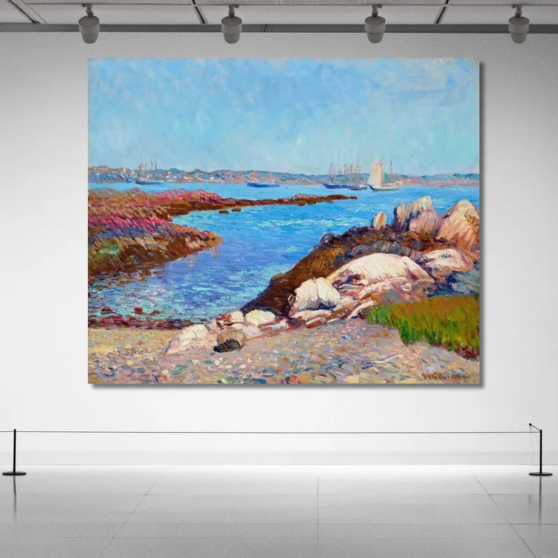 Port De Portsmouth New Hampshire William James Glackens