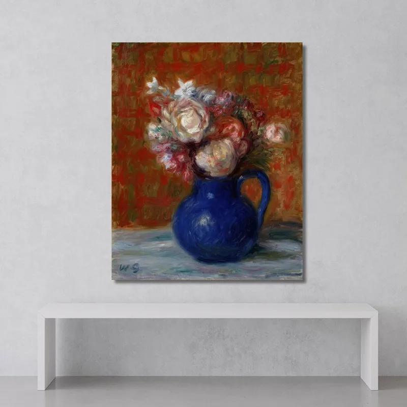 Nature Morte : Bouquet Français William James Glackens