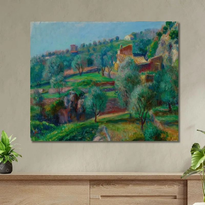 Terrasses Dans Le Sud De La France William James Glackens