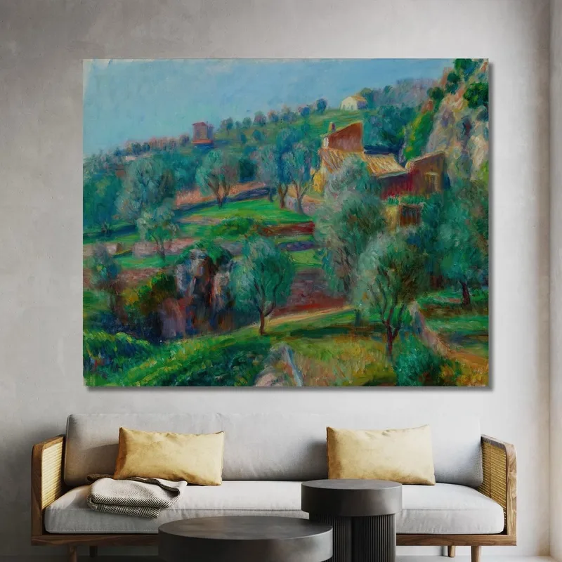 Terrasses Dans Le Sud De La France William James Glackens