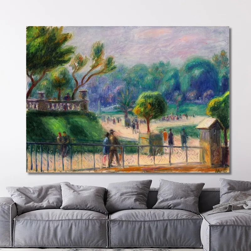 La Balustrade Des Jardins Du Luxembourg William James Glackens